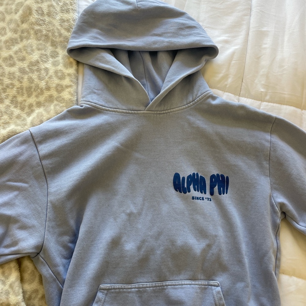 Blue Alpha Phi Hoodie